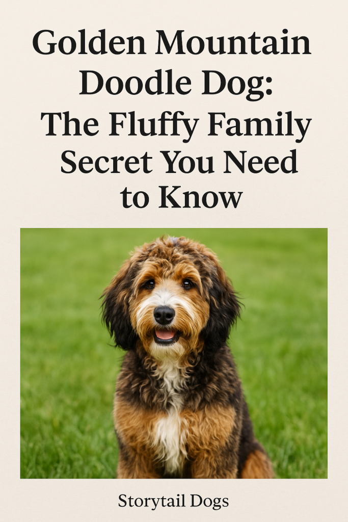 Golden Mountain Doodle Dog
